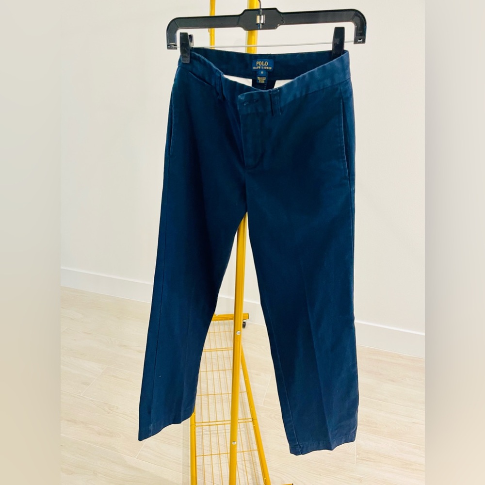 Boys Polo Ralph Lauren chinos. Size 12, navy blue.